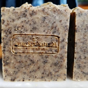 Organic Coarse Ground Coffee Exfoliating Soap|  | Unisex Coffee Scrub Soap Bar | 3 oz