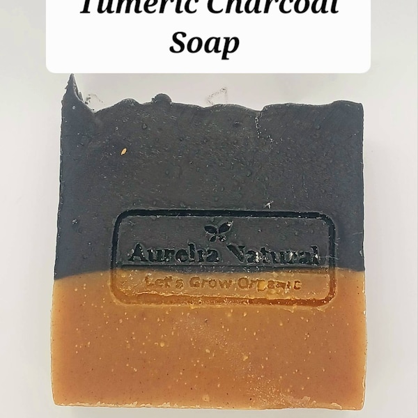 Turmeric Activated Charcoal Soap | Detox