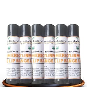 Organic Turmeric Manuka Honey Lip balm