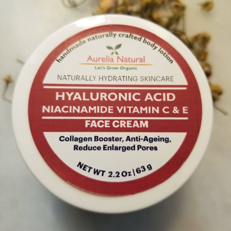 NIACINAMIDE HYALURONIC FACE Moisturizer Facial Glow Even Etsy