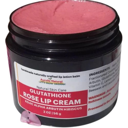 homemade glutathione cream Glutathione Kojic Lip Cream | Alpha Arbutin Hibiscus | Hyaluronic Acid |  Handmade Small Batch