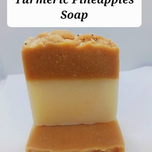 ORGANIC TURMERIC PINEAPPLES Soap Handmade
