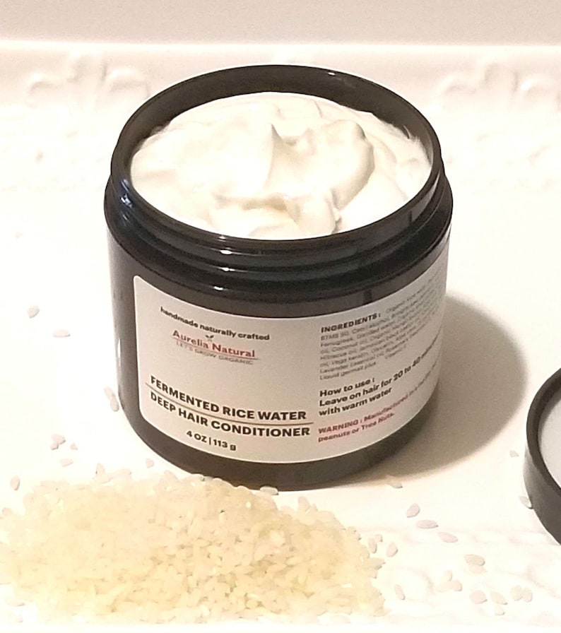 Organic Fermented Rice water Deep Hair Conditioner image 3