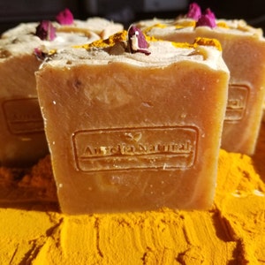 Turmeric + Tea Tree Soap, Handmade Smooth Clear complexion