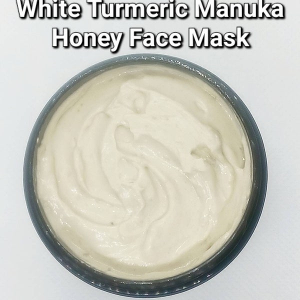 White Turmeric Manuka Honey Tea tree Face Mask Expoliate Stain Free All Natural