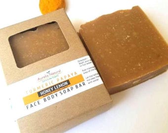Papaya Turmeric Honey Lemon Soap