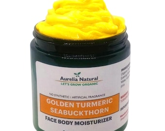 Golden Turmeric Niacinamide Sea buckthorn Face Body Moisturizer, Smooth,healthy complexion, Even Skin Tone