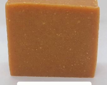 Sapone AYURVEDICO ALLA CURCUMA PAPAYA, fatto a mano 3 oz