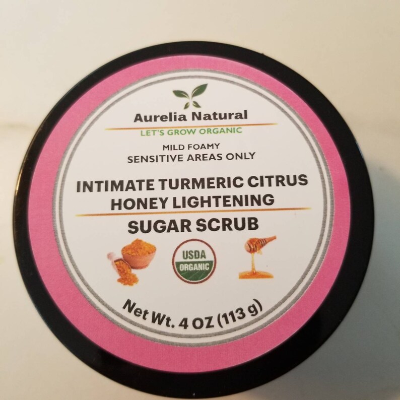 INTIMATE TURMERIC SUGAR Scrub Kojic Flavor Avbl Bikini Etsy