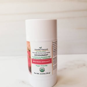 WILD ROSE Bergamot Deodorant | Handmade In USA | Aluminum Free