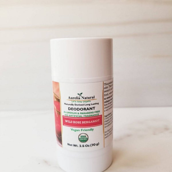 WILD ROSE Bergamot Deodorant | Handmade In USA | Aluminum Free