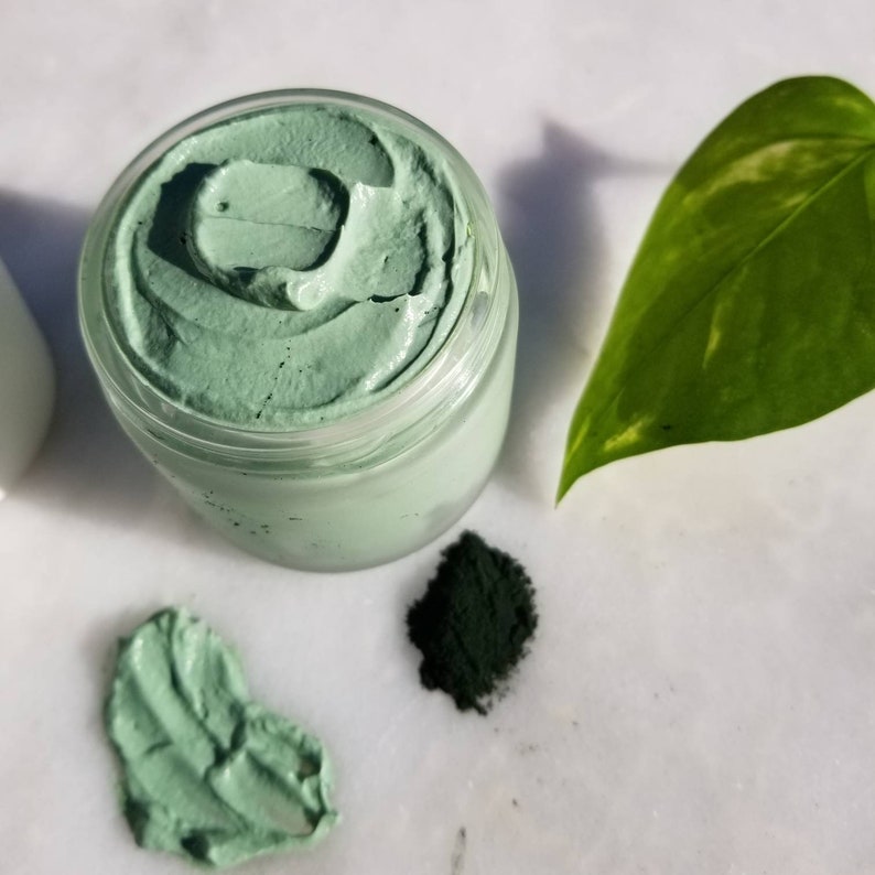 Spirulina Face Mask Skin Brightening Cleansing Stimulating Etsy