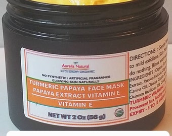 Kurkuma Papaya Gesichtsmaske