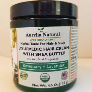 Organic Hair Shea Butter with 11 Herbs | Soft, Silky, Manageable Hair