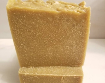 Sulfur Soap | Moisturizing Creamy lather No Color or Dye | Cocoa Shea | Natural Sulfur Smell | Handmade All Natural