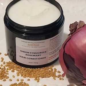 Organic Onion Hair Deep Conditioner prevent thinning breakage, Nourish hair