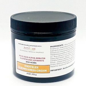 KNUCKLES ELBOWS KNEES Cream | Kojic Acid Alpha Arbutin Sepiwhite | All Natural Extract