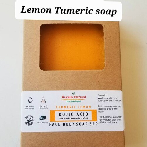 Turmeric Alpha Arbutin Kojic Soap Hand Made in USA Face Body Etsy Canada