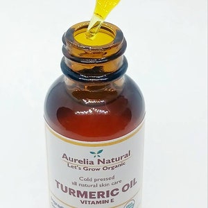 Golden Turmeric Root Oil: Natural Skin Brightening Moisturizer