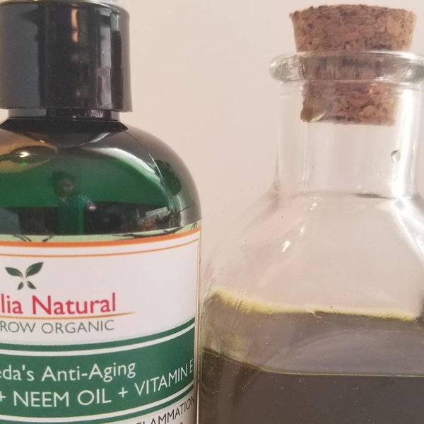 Ayurvedic Neem Facial Oil Neem Vitamin E, Calm irritation, Helps dryness