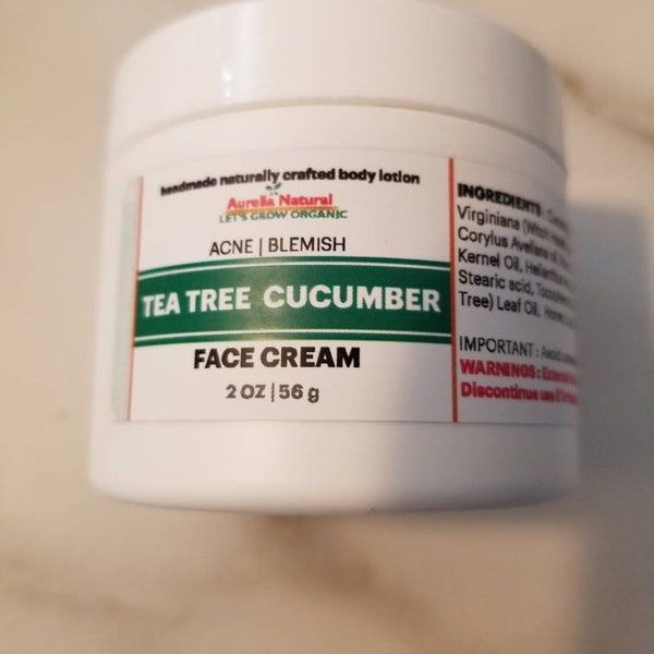 AUSTRALIAN TEA TREE Cucumber Cream | Day Lotion