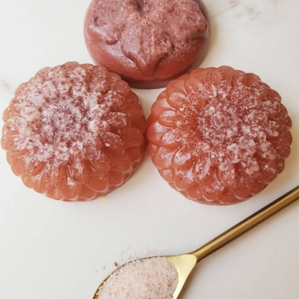 HIMALAYAN Pink Salt Lavender Scrub Soap