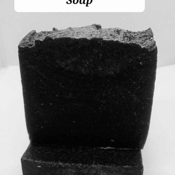 Activated Charcoal Peppermint Rosemary Soap | Face and Body