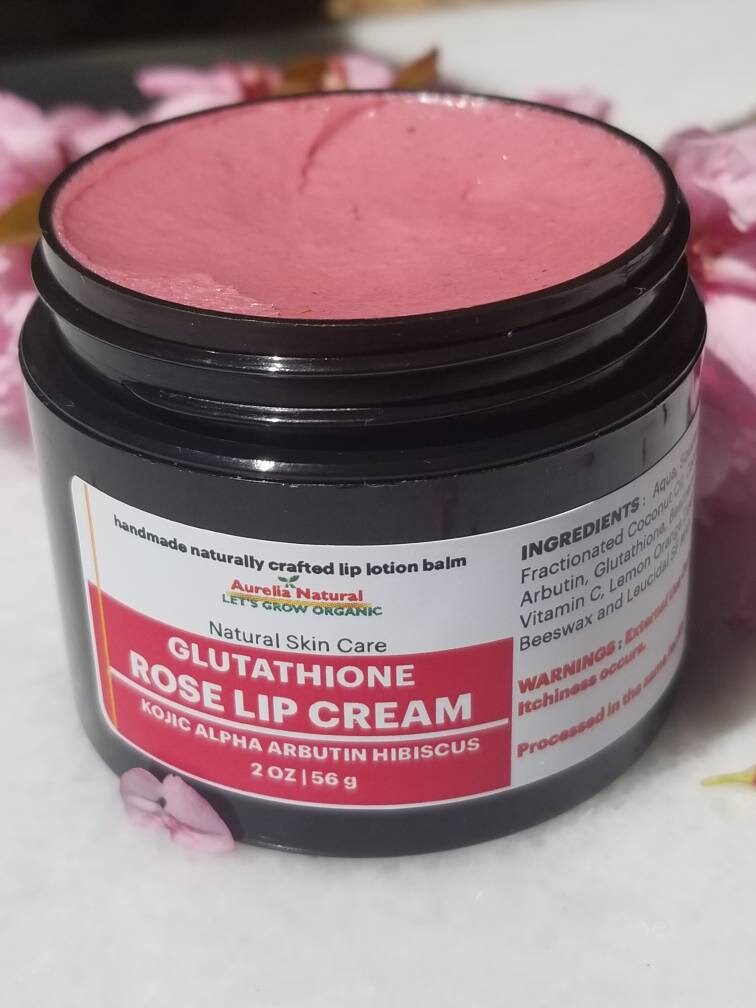 Glutathione Lip Cream | Alpha Arbutin Hibiscus |  Hyaluronic Acid | S…