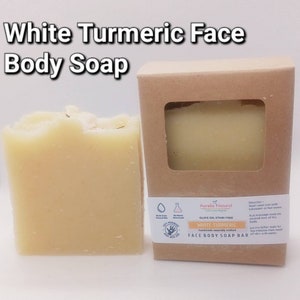 White Turmeric Soap Stain Free Even Skin tone Ayurvedic Natural white turmeric Amba haldi soap