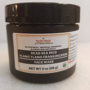 Maschera viso e corpo al fango del Mar Morto di Israele / Ricca di minerali