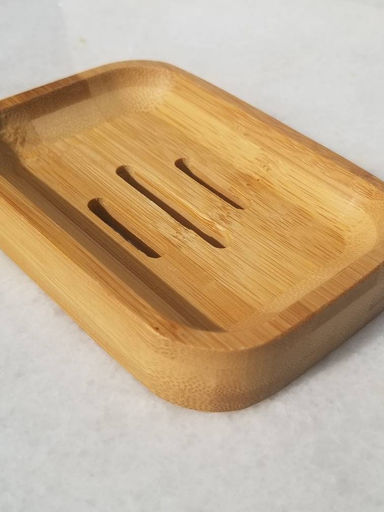 NATURAL BAMBOO SOAP Dish / Eco Friendly Soap Dish / Super Cute Etsy