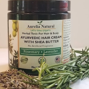 Organic Hair Shea Butter with 11 Herbs | Soft, Silky, Manageable Hair