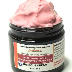 HIBISCUS Vitamin C Hyaluronic Pomegranate Cream | Easy to absorb | Non greasy
