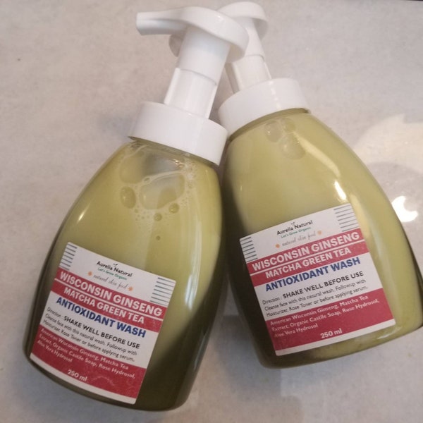 Wisconsin Ginseng Japanese Matcha Face Wash