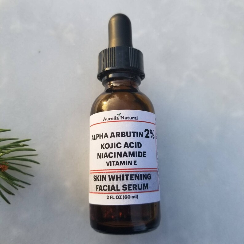 Skin Whitening Alpha Arbutin Kojic Acid Niacinamide Serum Etsy