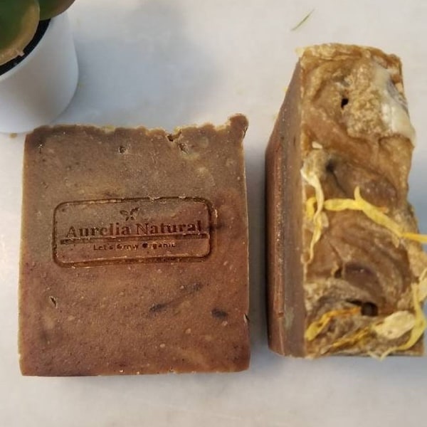 NEEM TURMERIC Soap | Coconut Palm Free | Two in One Face and Body Soap | Sensitive Dry Skin
