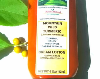 Creme de Cúrcuma Selvagem da Montanha | Totalmente Natural, Sem Ingredientes Agressivos