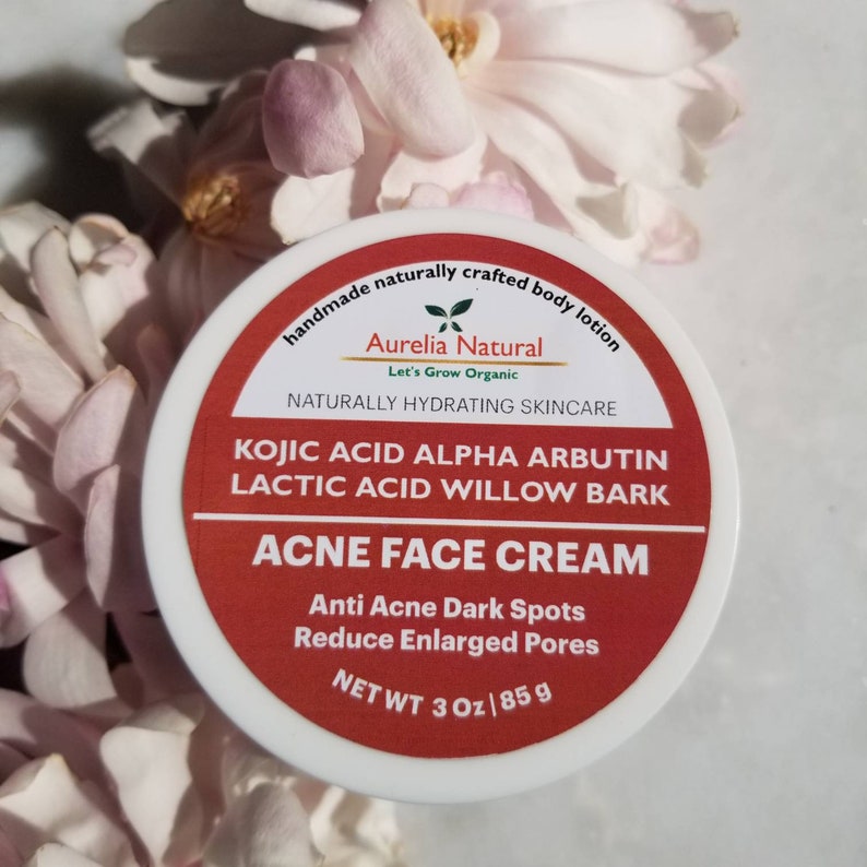 Dark Spots Brightening Face Cream LACTIC Acid Willow bark Etsy