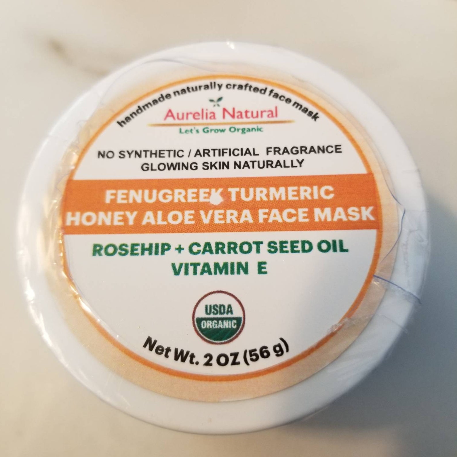 Fenugreek Turmeric Honey Aloe Vera Face Mask Etsy