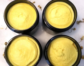 Organic Turmeric Body Butter, Natural Body Butter Skin Moisturizer