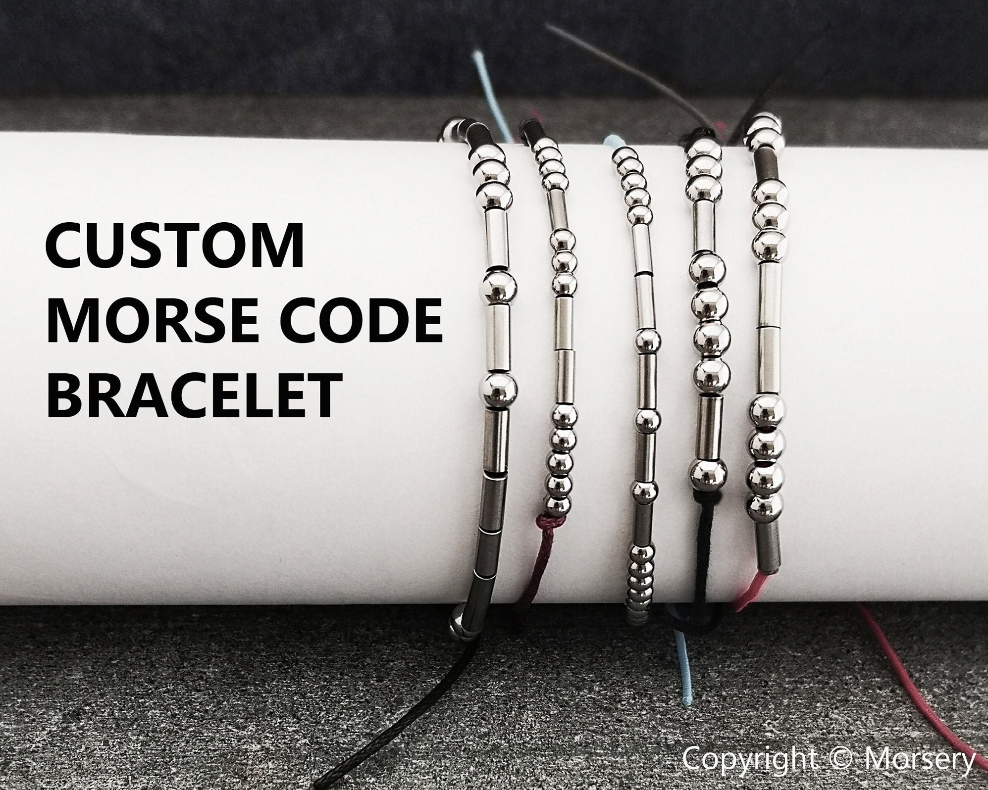 Make Your Own Morse Code Bracelet Kit