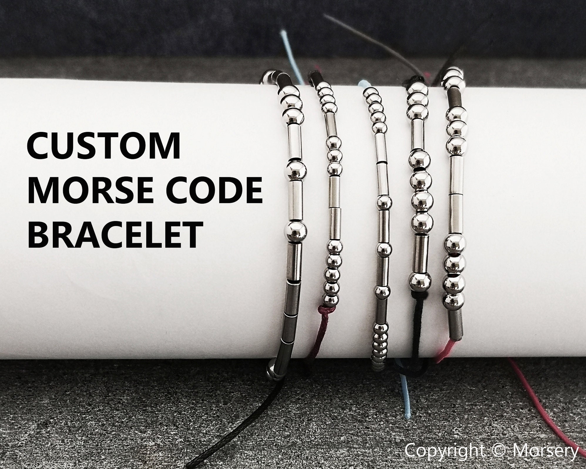 Design your own Morse code jewelry.