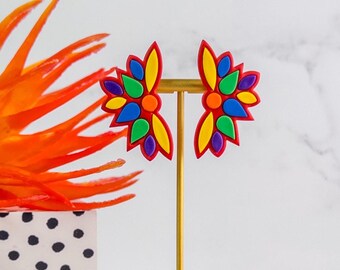 Pride Month Coko Dangle Boho Polymer Clay Earrings