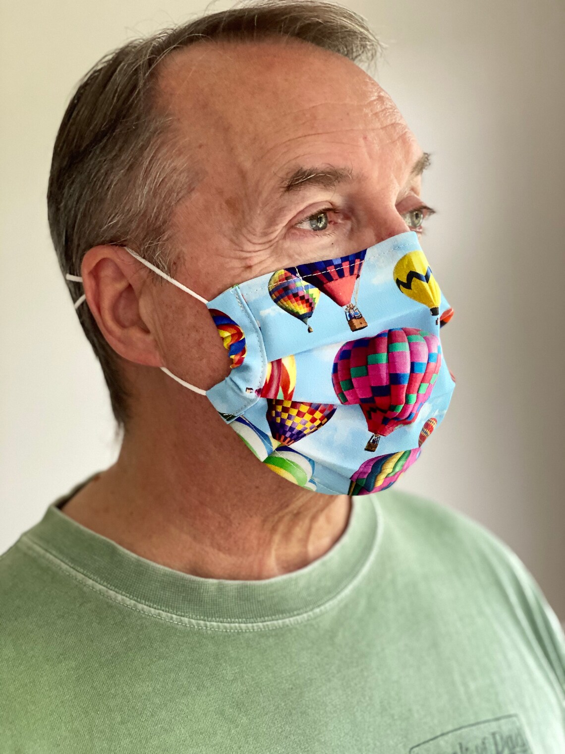 Hot Air Balloon Mask Adjustable Elastic Nose Piece Two Etsy