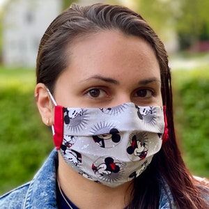 Mickey and Minnie Mouse variety masks