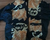 Cheetah print windbreaker jacket