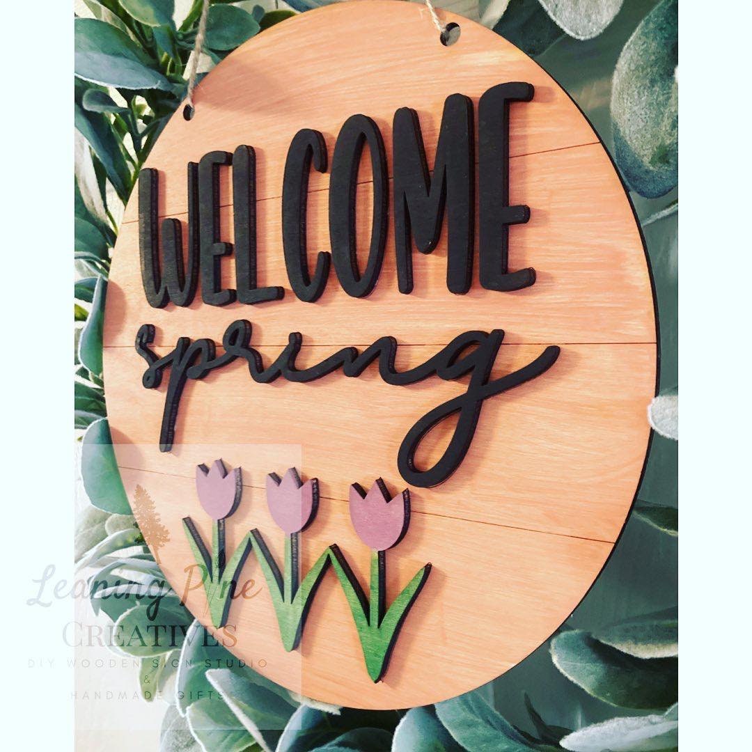 Glowforge Projects Spring Spring Shiplap Paint Kit File Glowforge Digital Spring Paint - Etsy