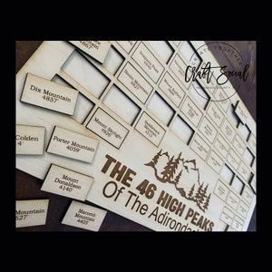 46 High Peaks Adirondacks Commemorative Sign