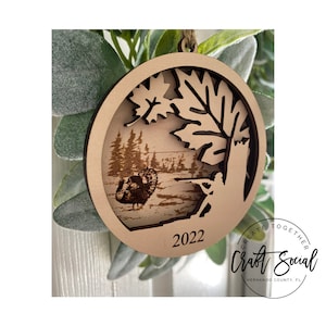 Male Turkey Hunting Ornament I Personalized Hunters Ornament I Christmas Ornament I Deer Hunter Gift I Hunter Gift I Rifle Hunter Male