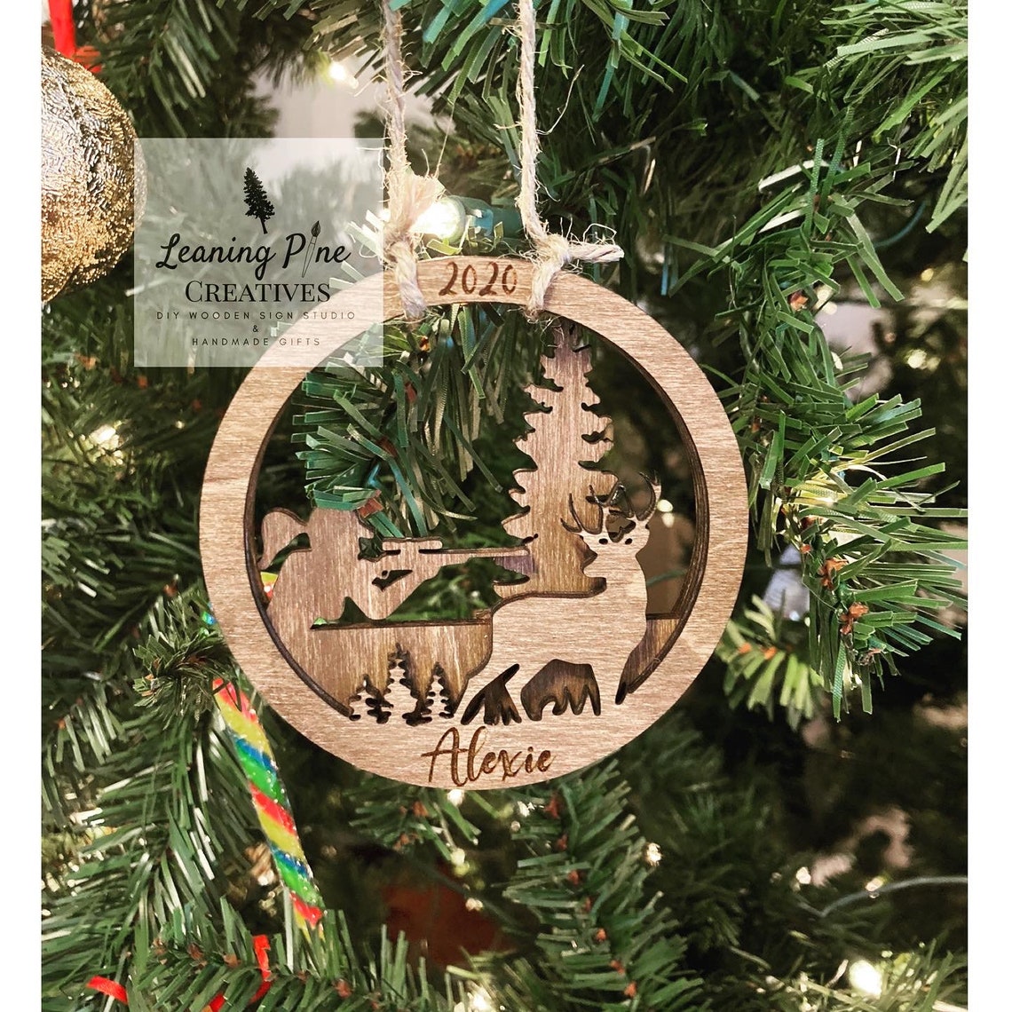 Woman Hunting Ornament I Personalized Hunters Ornament I | Etsy